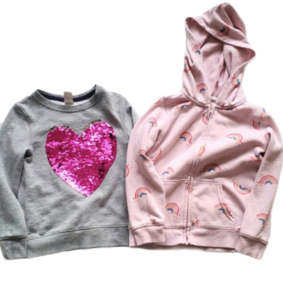 2 for $30 Oshkosh Sweater & Hoodie - size 5 and 5T